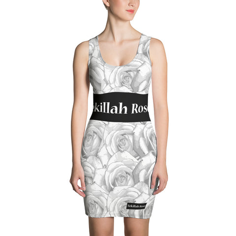 White Roses Black Label Dress